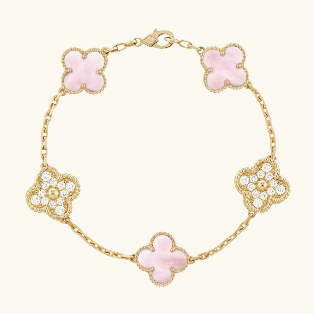 CLOVER Prestige Golden Pink Bracelet