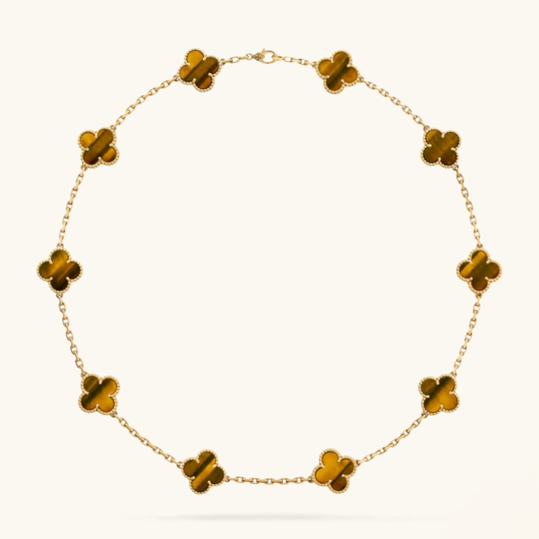 CLOVER | 10-Motif Tiger Necklace
