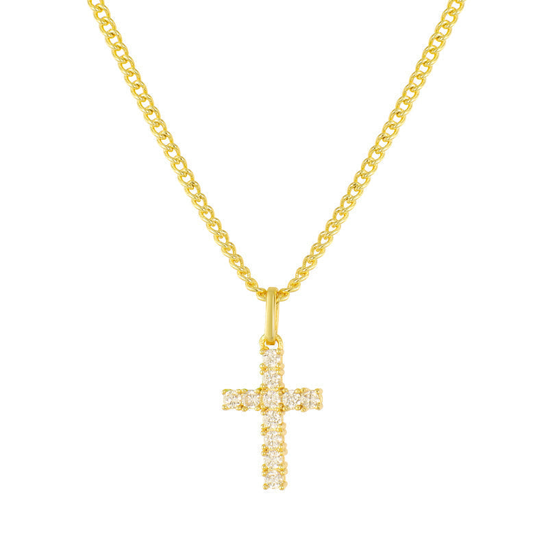 EXCLUSIV | Elegance Cross Necklace – Timeless Charm