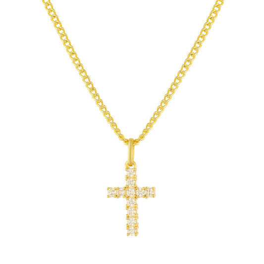 EXCLUSIV | Elegance Cross Necklace – Timeless Charm