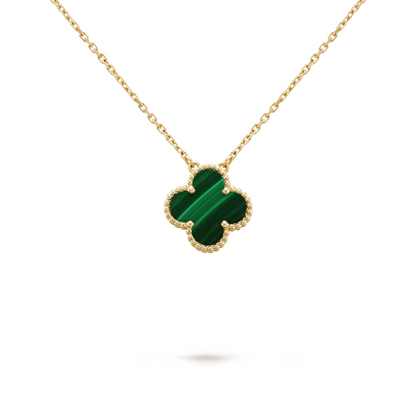 CLOVER | Emerald Green Necklace – Elegant, Timeless Jewelry