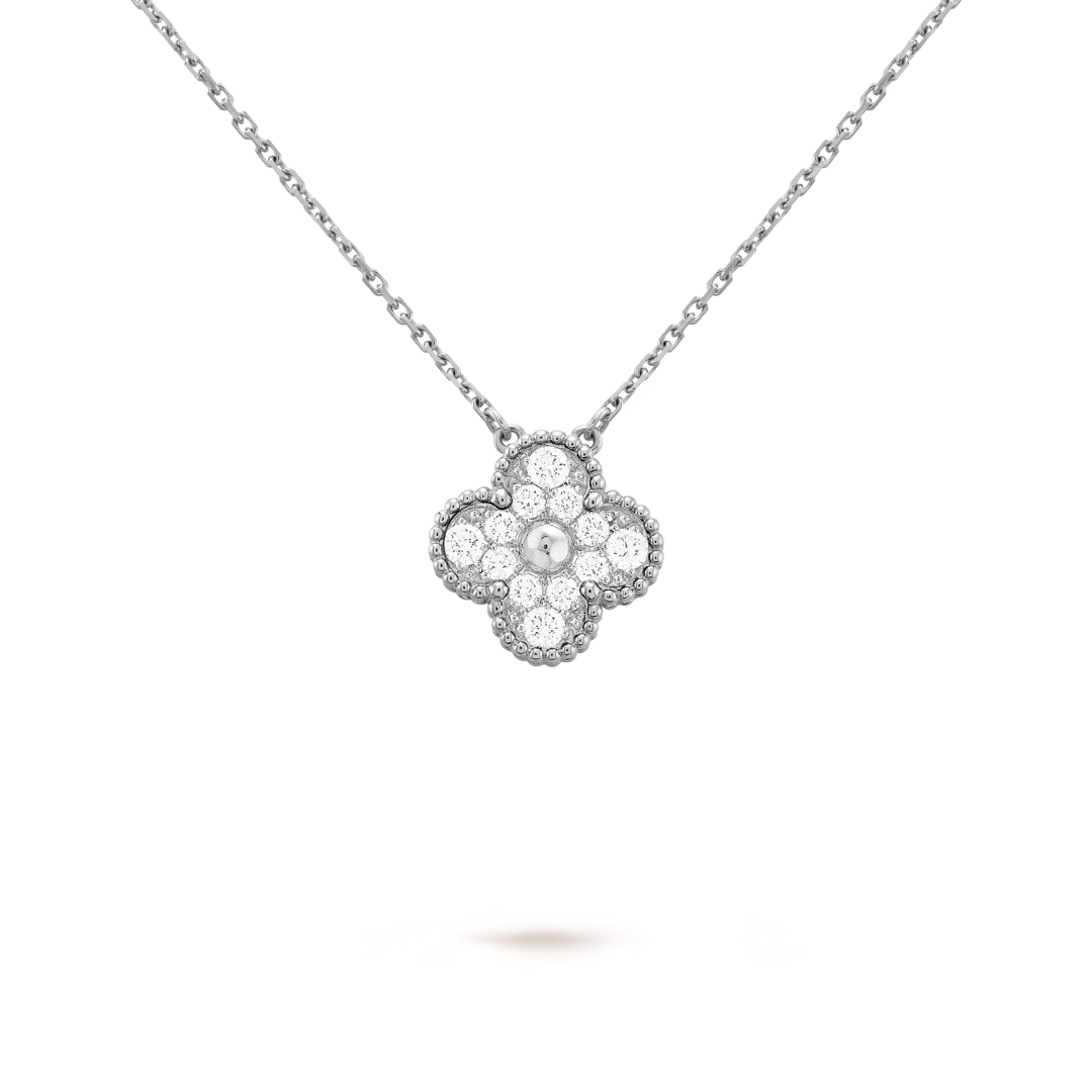 CLOVER Silver Necklace – Prestige Edition