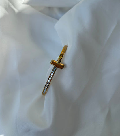 Golden T-Bar Bracelet