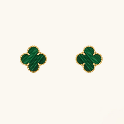 CLOVER Green Earrings