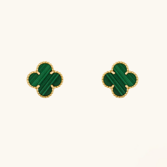 CLOVER Green Earrings