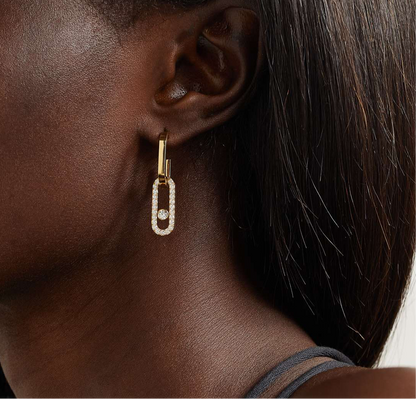 18K Exclusive: Myla Double Hoop Earrings