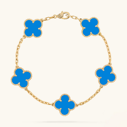 Clover Blue Bracelet - Elegant Everyday Jewelry