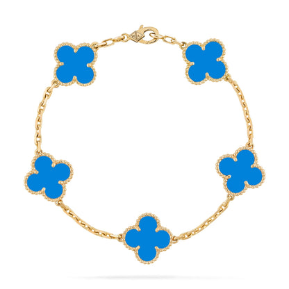 Clover Blue Bracelet - Elegant Everyday Jewelry
