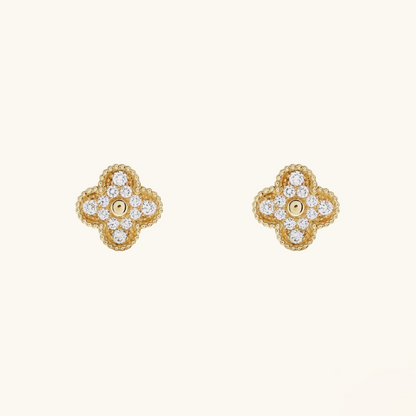 CLOVER Gold Earrings - Prestige Collection