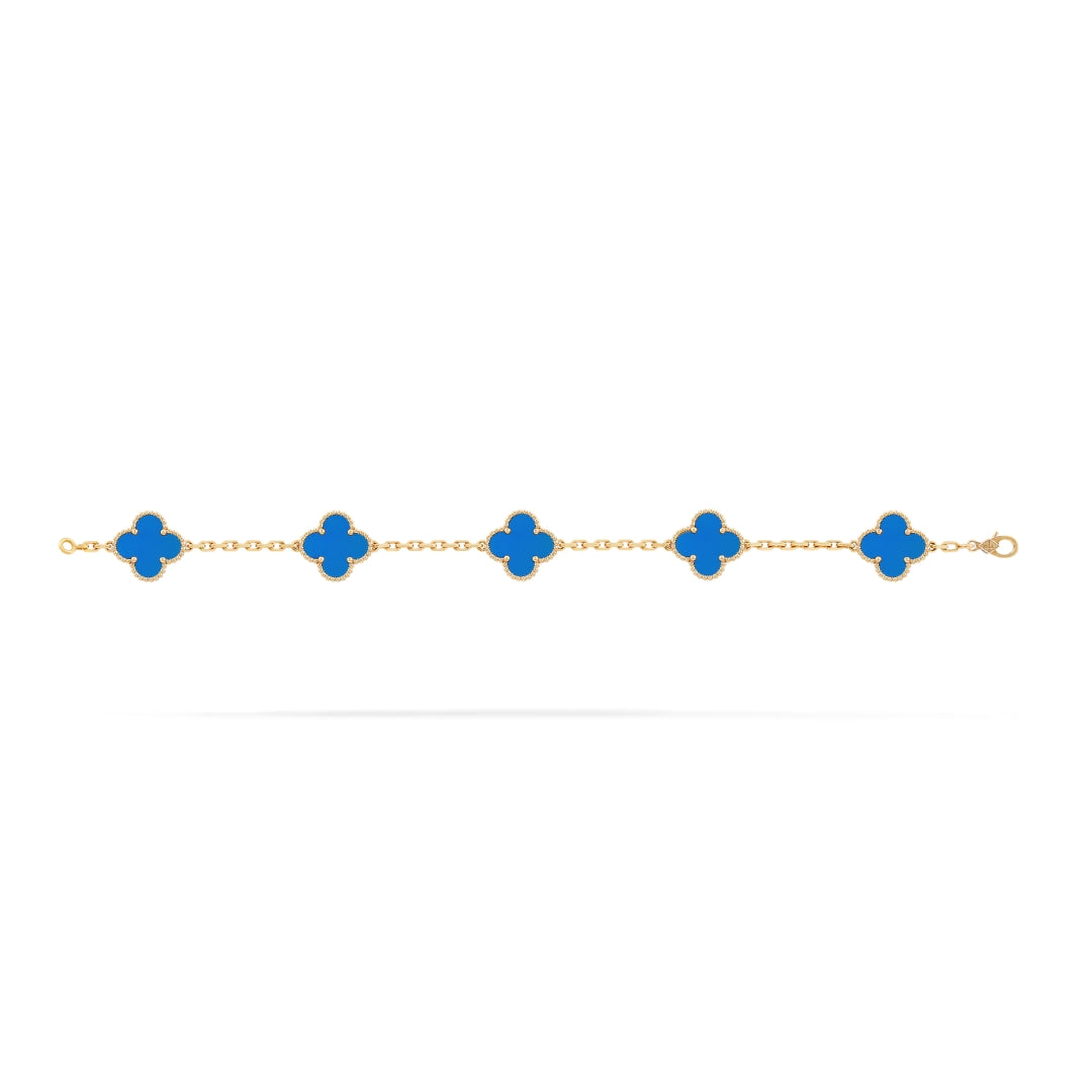 Clover Blue Bracelet - Elegant Everyday Jewelry