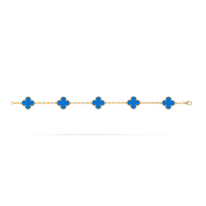 Clover Blue Bracelet - Elegant Everyday Jewelry