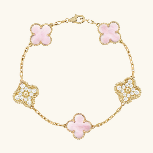 CLOVER Prestige Golden Pink Bracelet