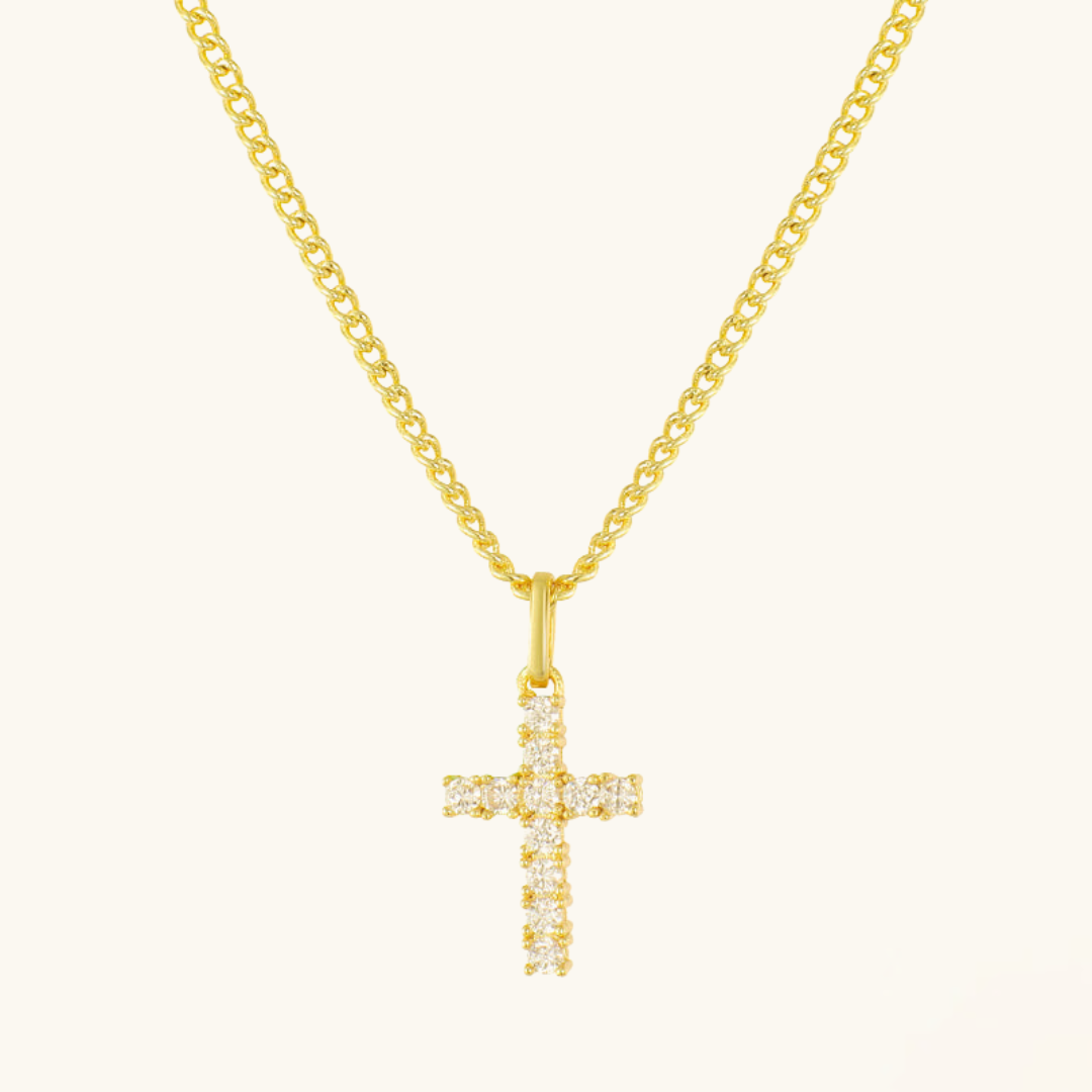 EXCLUSIV | Elegance Cross Necklace – Timeless Charm
