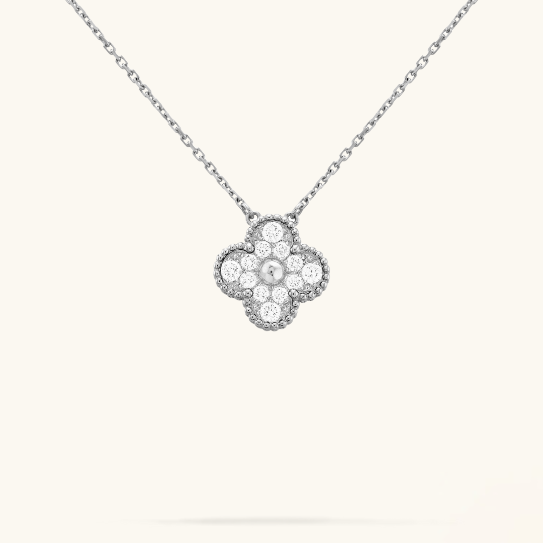 CLOVER Silver Necklace – Prestige Edition