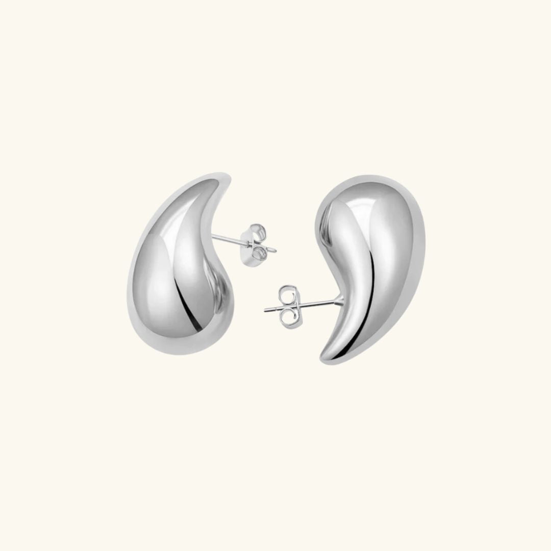 Sandra Teardrop Gold Earrings - Timeless Teardrop Design in Radiant Gold